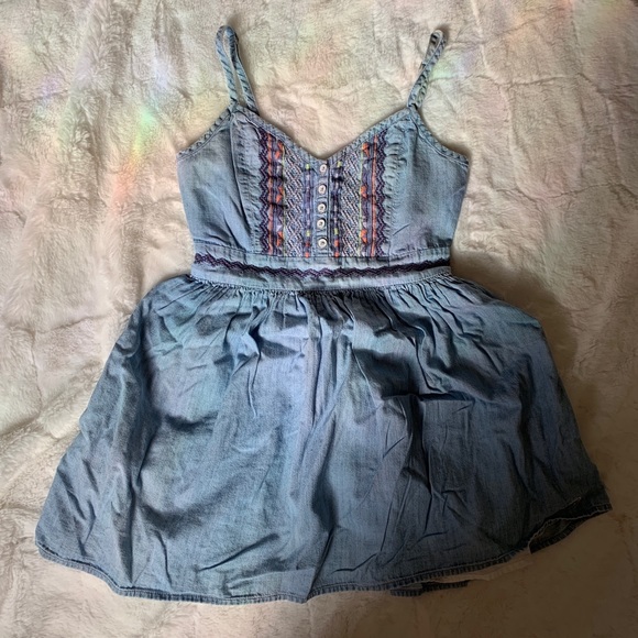 hollister jean dress